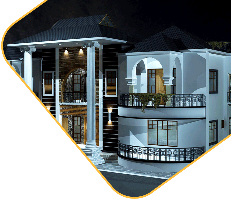 Duplex-House--Night-View